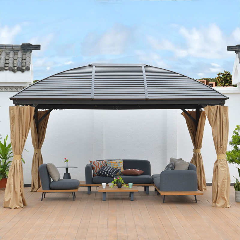 Factory Cheap Hot Outdoor Waterproof Gazebo -
 Outdoor Gazebo Canopy, Aluminum Frame Soft Top Outdoor Patio Gazebo  – Yufulong