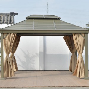 Hardtop Gazebo Galvanized Steel Outdoor Gazebo Canopy