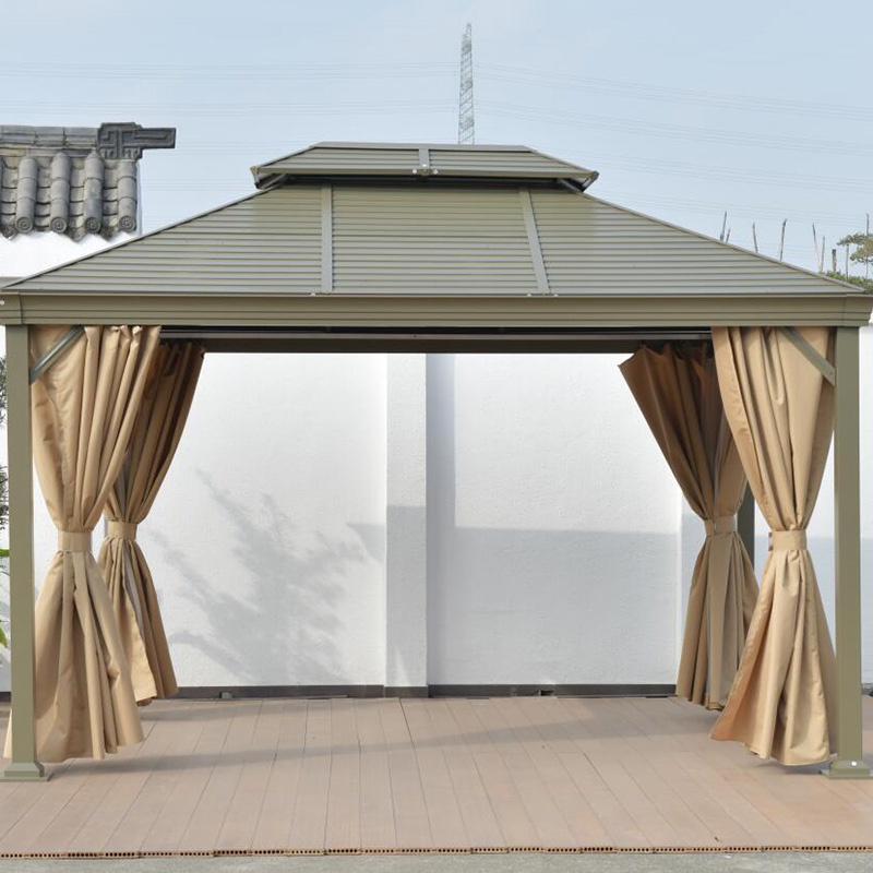 China Garden Gazebo Products – 
 Hardtop Gazebo Galvanized Steel Outdoor Gazebo Canopy  – Yufulong