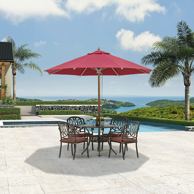 2021 China New Design Overhanging Garden Parasol -
 Outdoor Table umbrella for Garden, Backyard & Pool – Yufulong