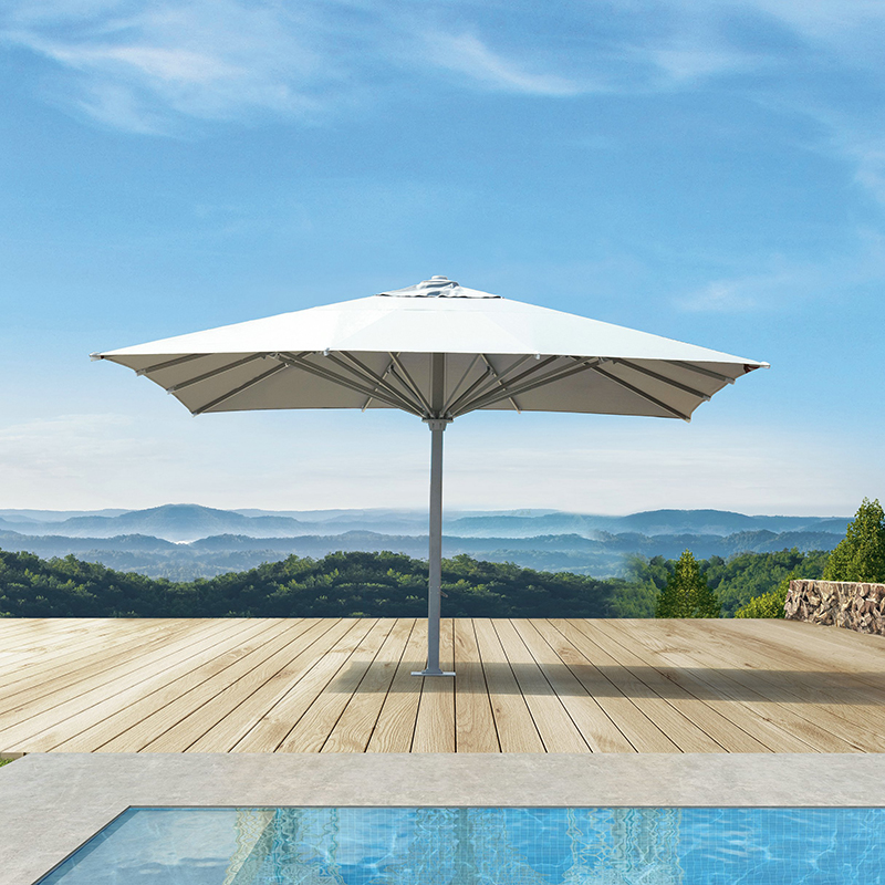 Outdoor Arabic Seating Manufacturer – 
 Luxury Market Pillar Umbrella Suitable For Gardens And Cafes – Yufulong