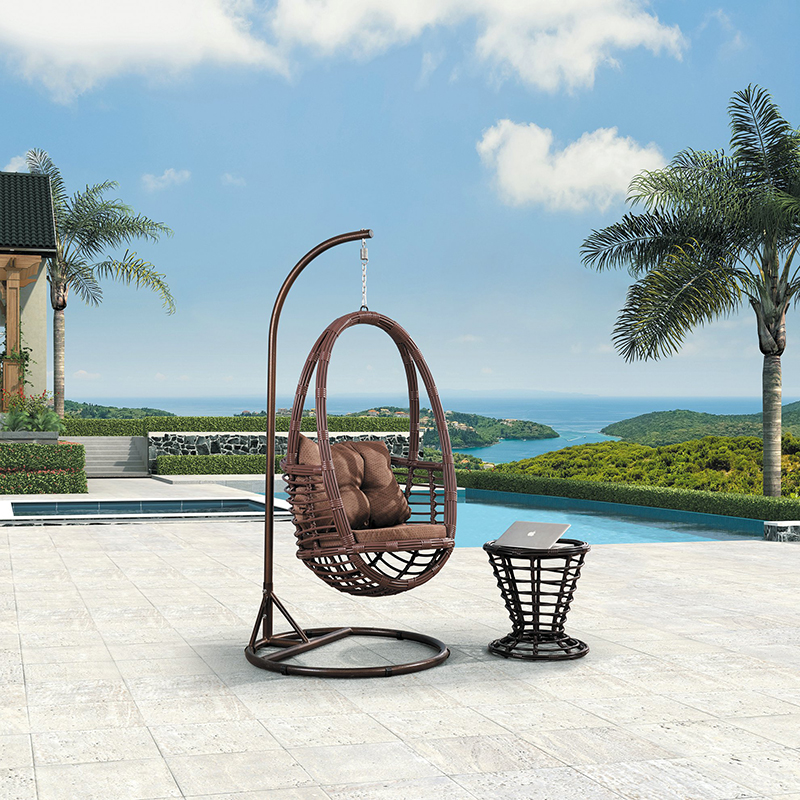 Professional China Chair -
 Outdoor Rattan Egg Hanging Swing Chair – Yufulong