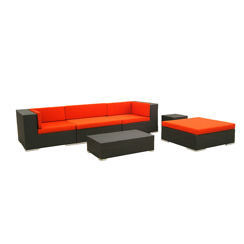 China Single Chair Bed Manufacturers – 
 Small Patio Conversation Set Garden Patio Sofa Set – Yufulong