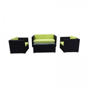 Wicker Patio Conversation Furniture Set For Garden