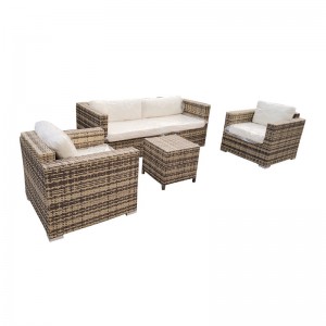 Patio Furniture Set, Outdoor Sectional Sofa for Porch Lawn Garden Backyard
