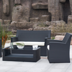 Hot sale China Design Garden Furniture Set Poly Rattan Sofa
