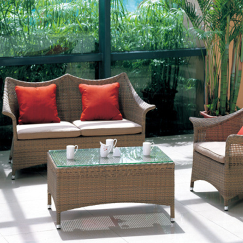 China Garden Umbrella Manufacturers – 
 Patio Furniture Wicker Sectional Sets All Weather Modern Garden Conversation Set – Yufulong