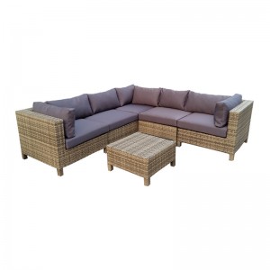 Wicker Sectional Patio Set, Patio Conversation Set Garden Patio Sofa Set