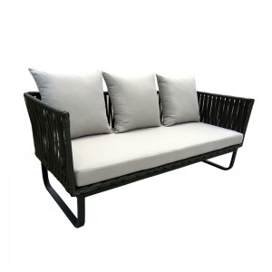 100% Original Factory Modern Patio Summer Set Garden Turkish Kd Aluminum Furniture Outdoor Sofa for Sunroom