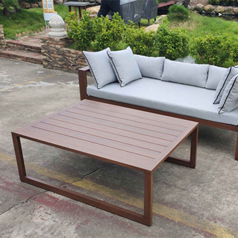 China Garden Sofa Factories – 
 Outdoor Acacia Wood 2 Piece Sofa Set – Yufulong