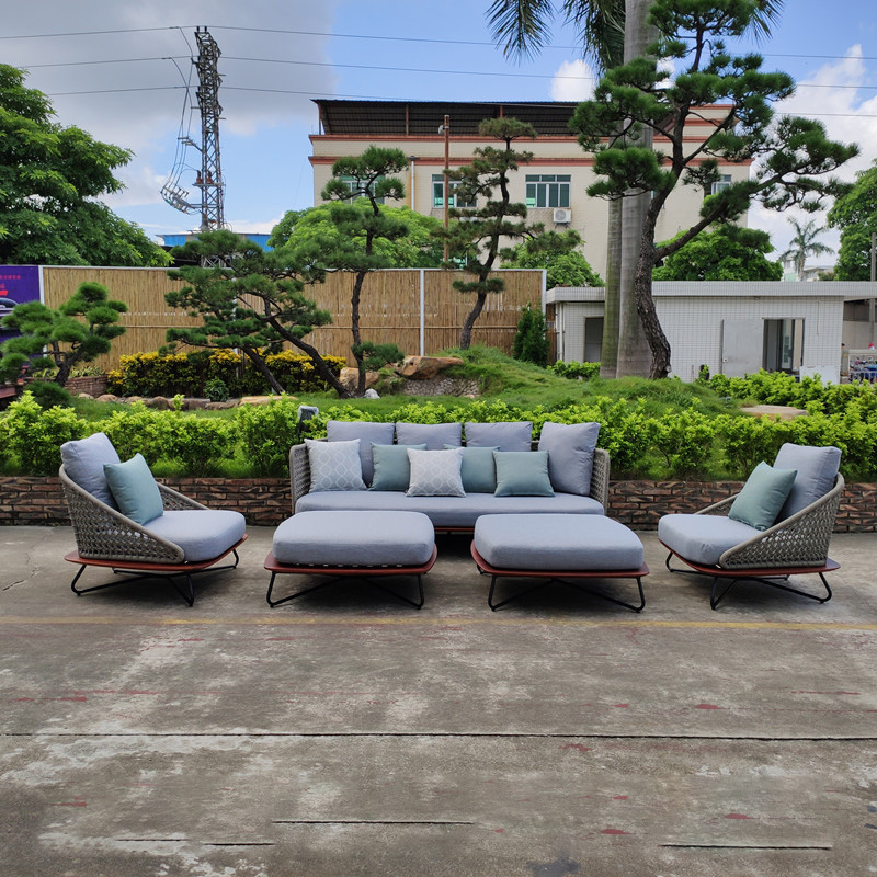 Antique Carring Coffee Table Sets Products – 
 Outdoor Rattan Sectional Sofa Wicker Furniture Set Outdoor Couch for Backyard, Garden  – Yufulong