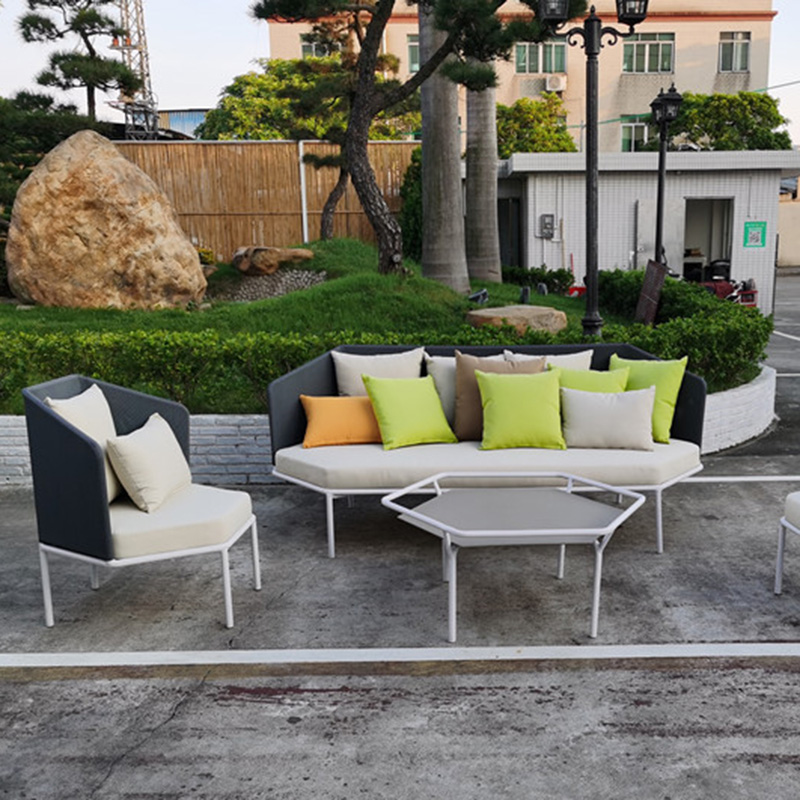 Chinese Professional Outdoor Sofa -
 Patio Sets, Outdoor Metal Furniture Patio Conversation Set Clearance – Yufulong