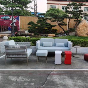 China Armless Sofa Product – 
 Outdoor Sectional Sofa Aluminum Seat, Patio Backyard Pool  – Yufulong