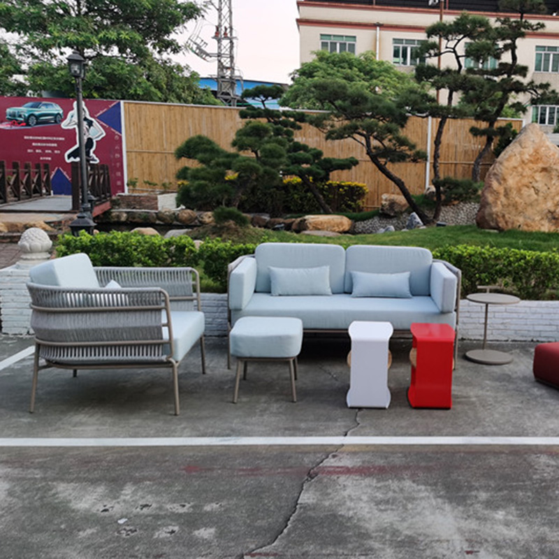 Monaco Modular Sofa Lounger Factory – 
 Outdoor Sectional Sofa Aluminum Seat, Patio Backyard Pool  – Yufulong