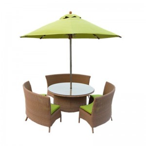 Factory Price For Garden -
 Simple Table and Chair Set Modern Design Round Table Balcony – Yufulong