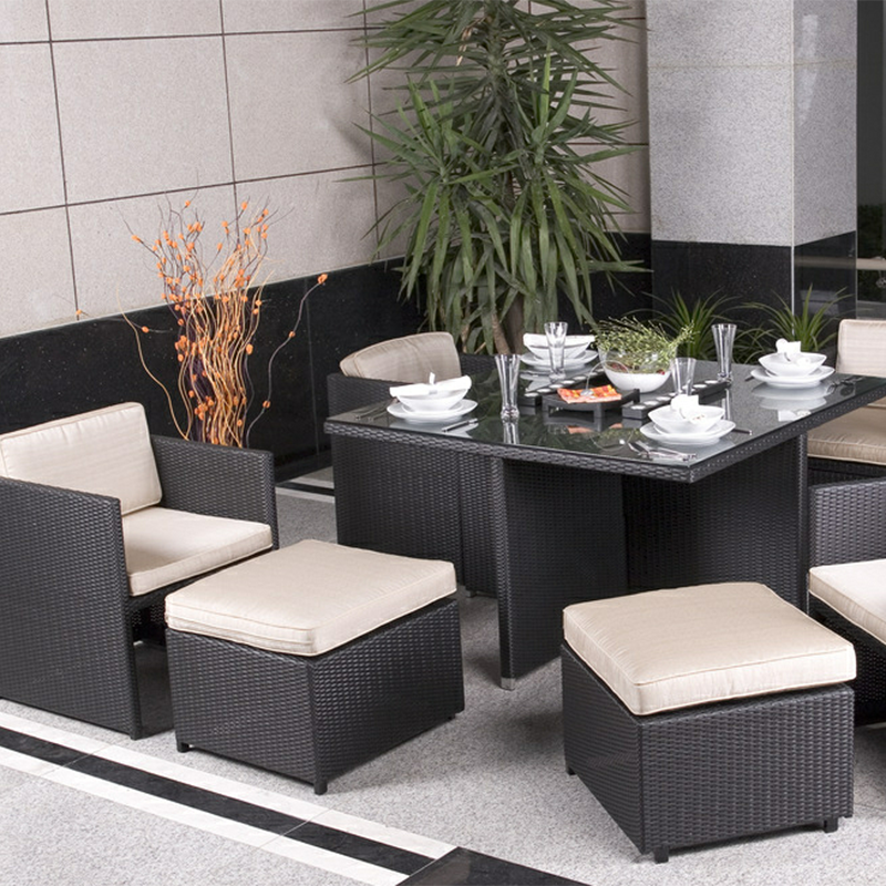 New Fashion Design for Coffee Table -
 Patio Dining Sets Outdoor Rattan Chairs Patio Furniture Set – Yufulong