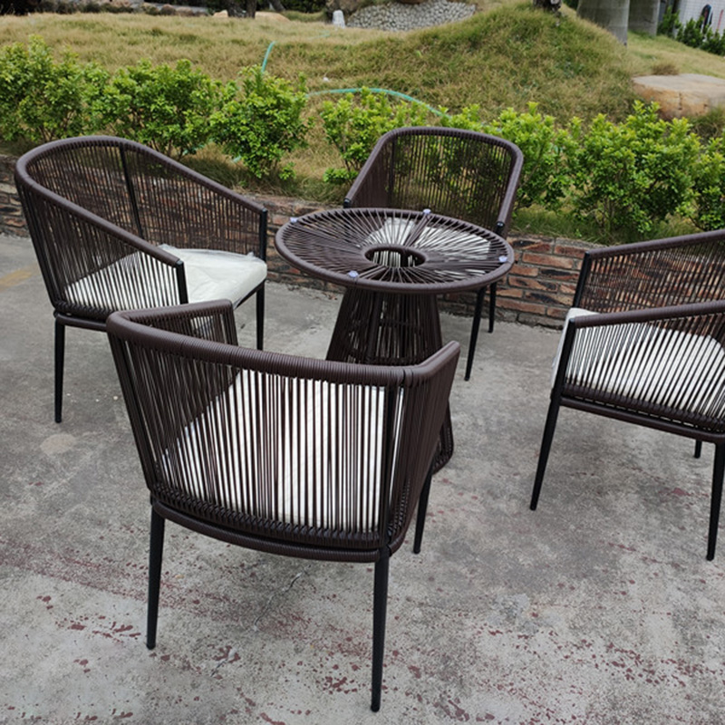 Factory wholesale Aluminum Chair -
 Simple Table and Chair Combination Balcony Modern Design – Yufulong