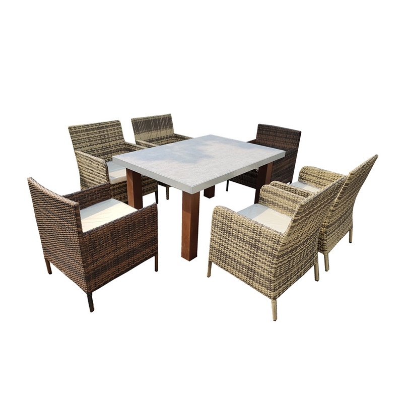 China New Product Wooden Table -
 Outdoor Patio Dining Set, Garden Dining Set, Stackable Chairs – Yufulong