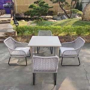 Newly Arrival Outdoor Bed -
 All Weather table chairs Set Patio Conversation Bistro Set Outdoor Furniture – Yufulong