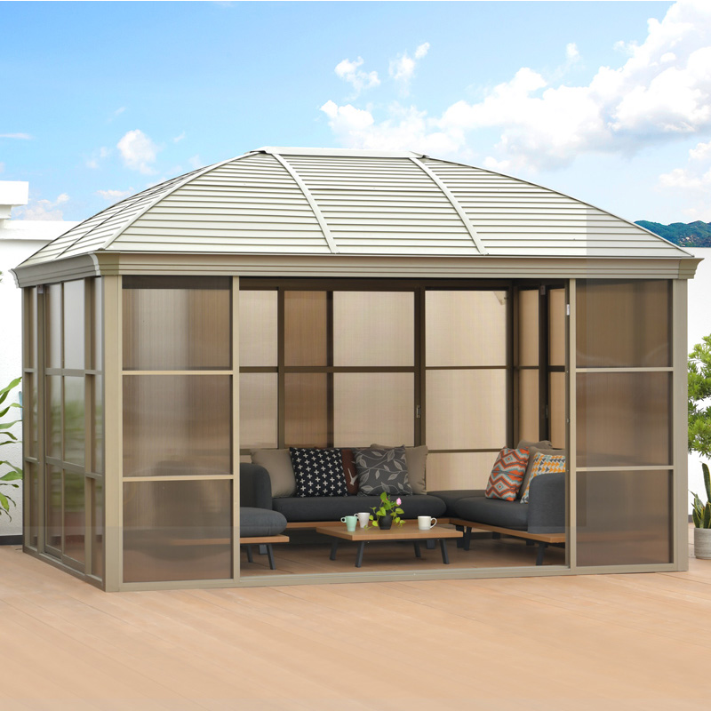 China Superstore Gazebo – 
 Sun House Gazebo with Sliding Doors YFL-3092B – Yufulong