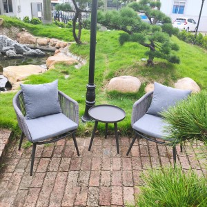 Good Quality Outdoor Balcony Set – Quality Outdoor Furniture Ropes Balcony Set – Yufulong