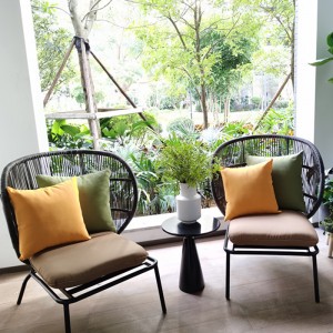 Patio Set Balcony Furniture Outdoor Wicker Chair Patio Chairs for Backyard, Balcony, and Garden