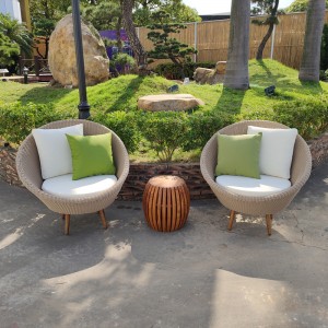 Professional China China Modern Customized Outdoor Rattan Wicker Garden Home Hotel Villa Balcony Leisure Corner Sofa Lounge Furniture Set