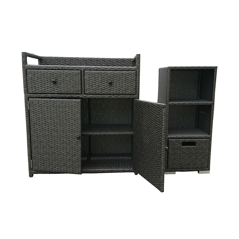 Decorative Patio Chic Weather Resistant Outdoor Storage Cabinet