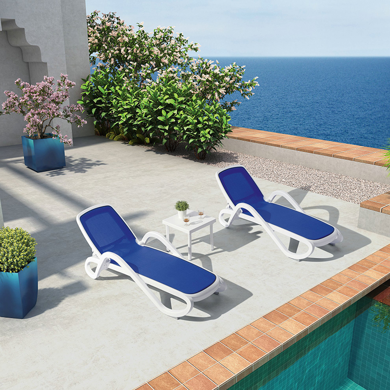 China Monaco Sun Lounger – 
 Import Plastic Swimming Pool Beach Lounge Chair – Yufulong